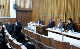 نشست ریاست دانشگاه با اعضای هیأت علمی دانشکده هنرهای کاربردی برگزار شد